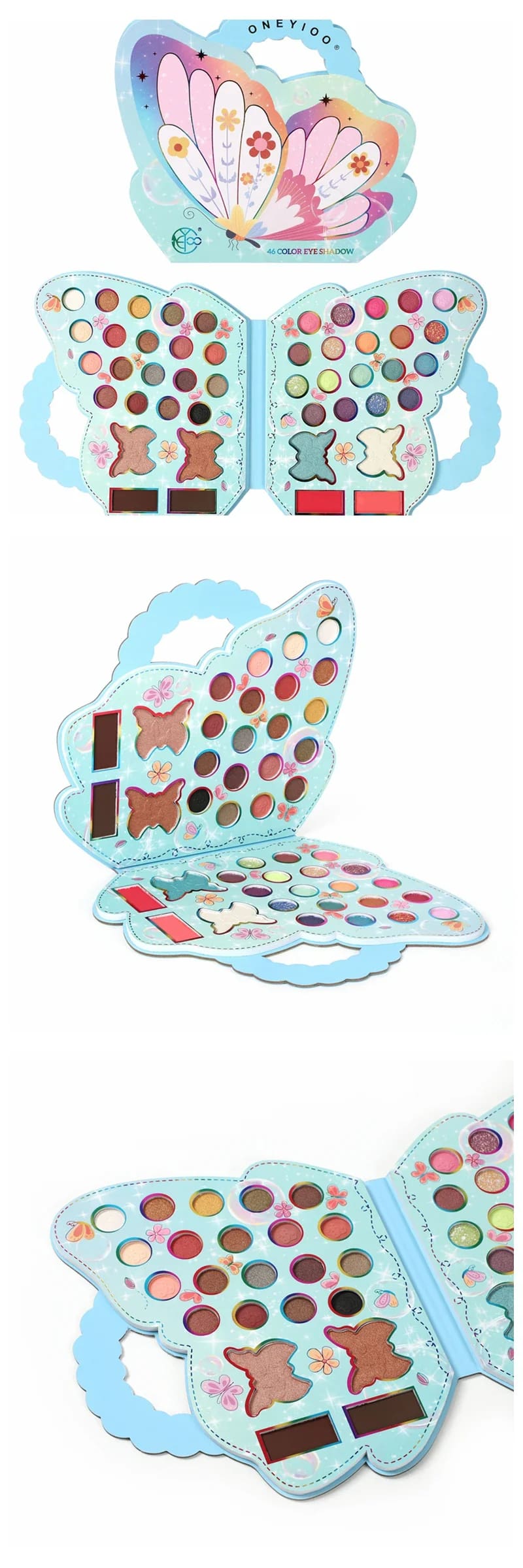 Kawaii pixel gamer girl eye shadow make-up palette
