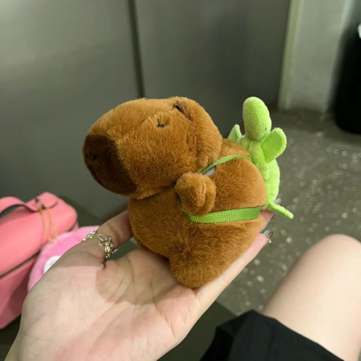 Kawaii Plush Capybara AirPods Earphone Case