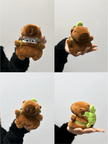 Étui pour écouteurs AirPods en peluche Kawaii Capybara