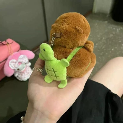 Étui pour écouteurs AirPods en peluche Kawaii Capybara