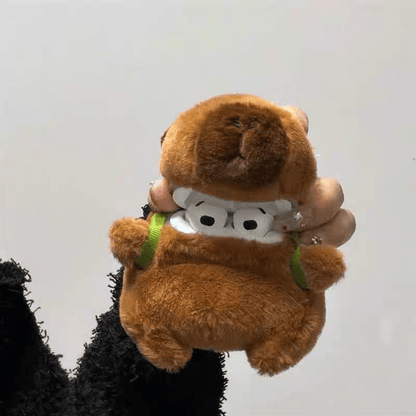 Étui pour écouteurs AirPods en peluche Kawaii Capybara