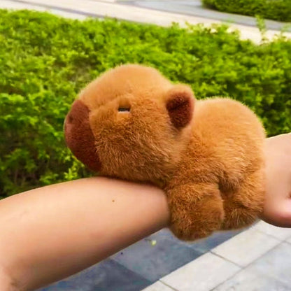 Kawaii Plüsch Capybara Pops Clap Ring Armband