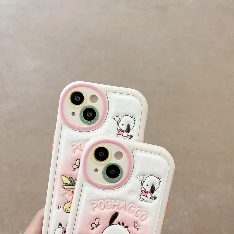 Kawaii puppy foodie iphone protective case