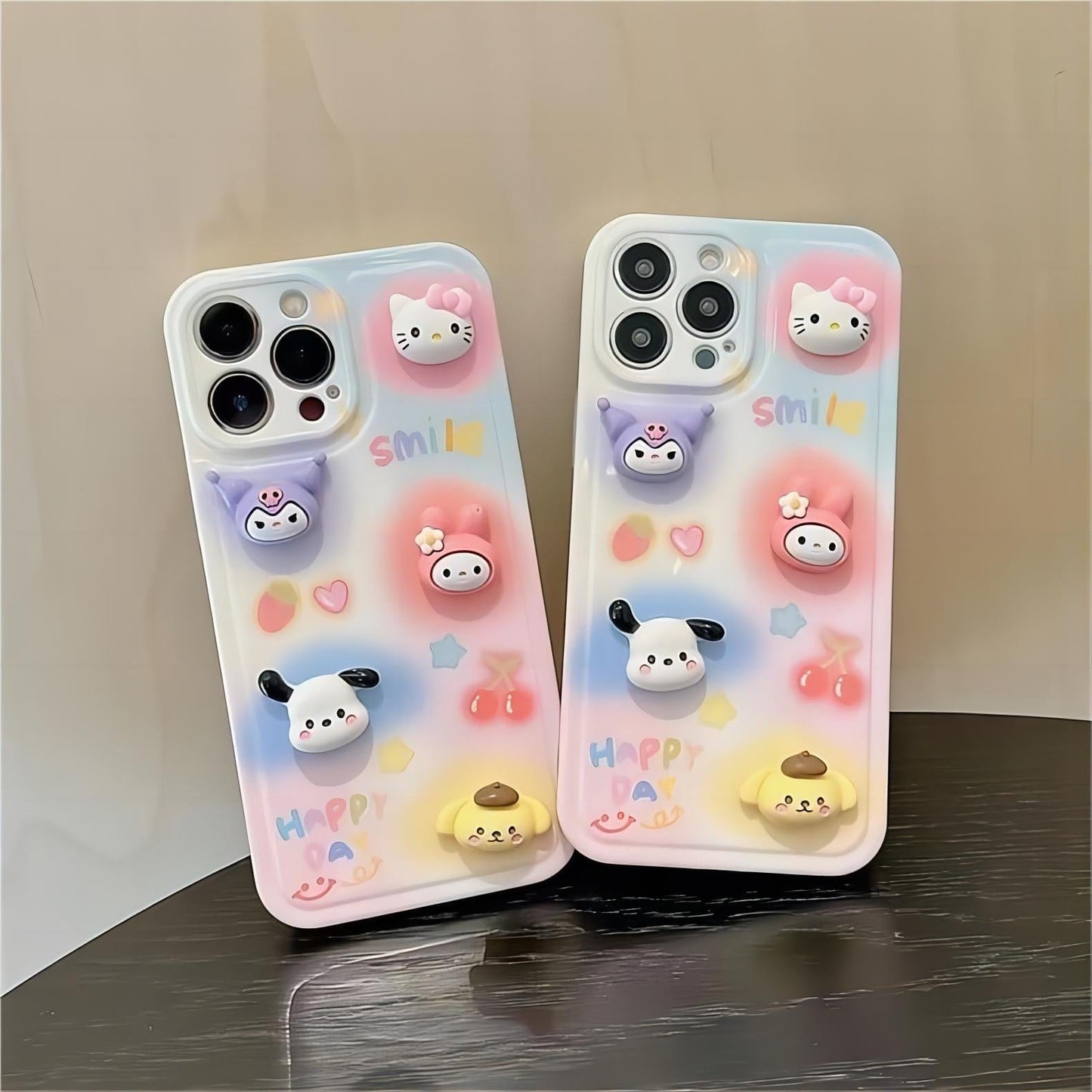 Kawaii Figure Family iPhone Case