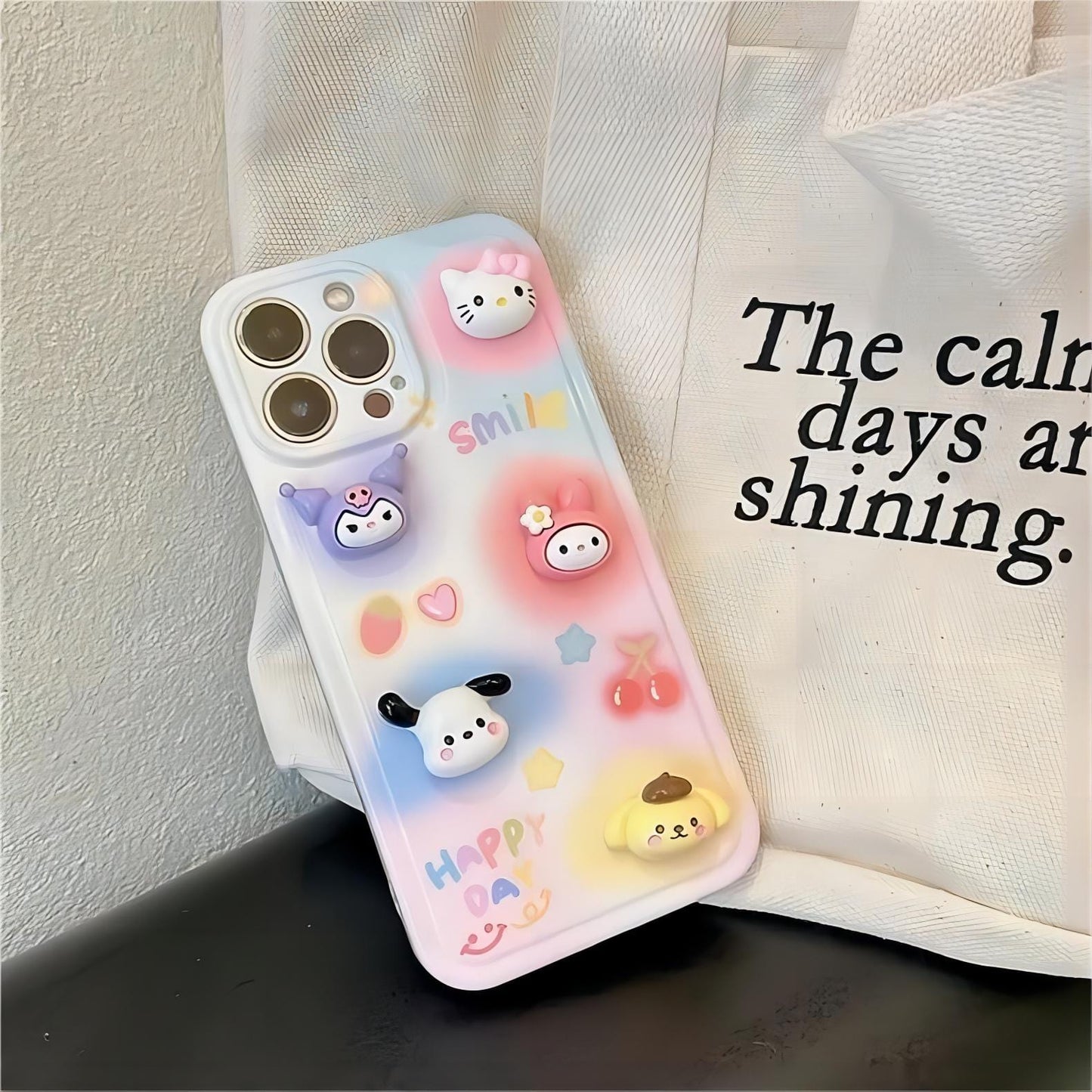 Kawaii Figure Family iPhone Case