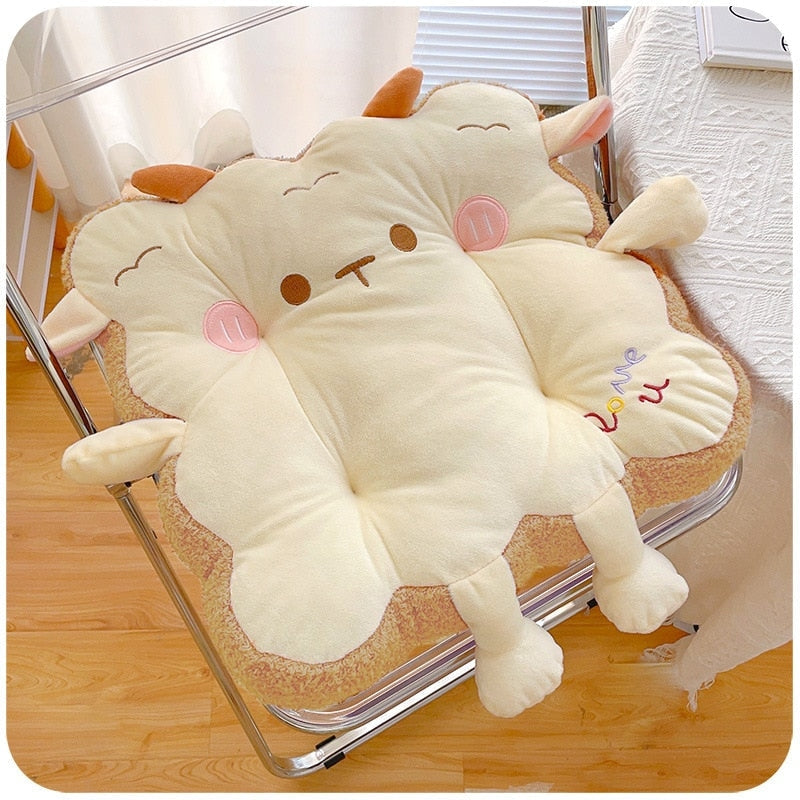 Kawaii Toast Pillow - home decor, pillows, plush, plush toys, plushies Kawaii Babe