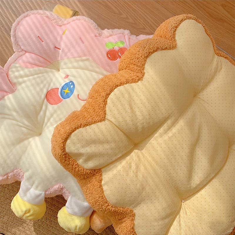 Kawaii Toast Pillow - home decor, pillows, plush, plush toys, plushies Kawaii Babe