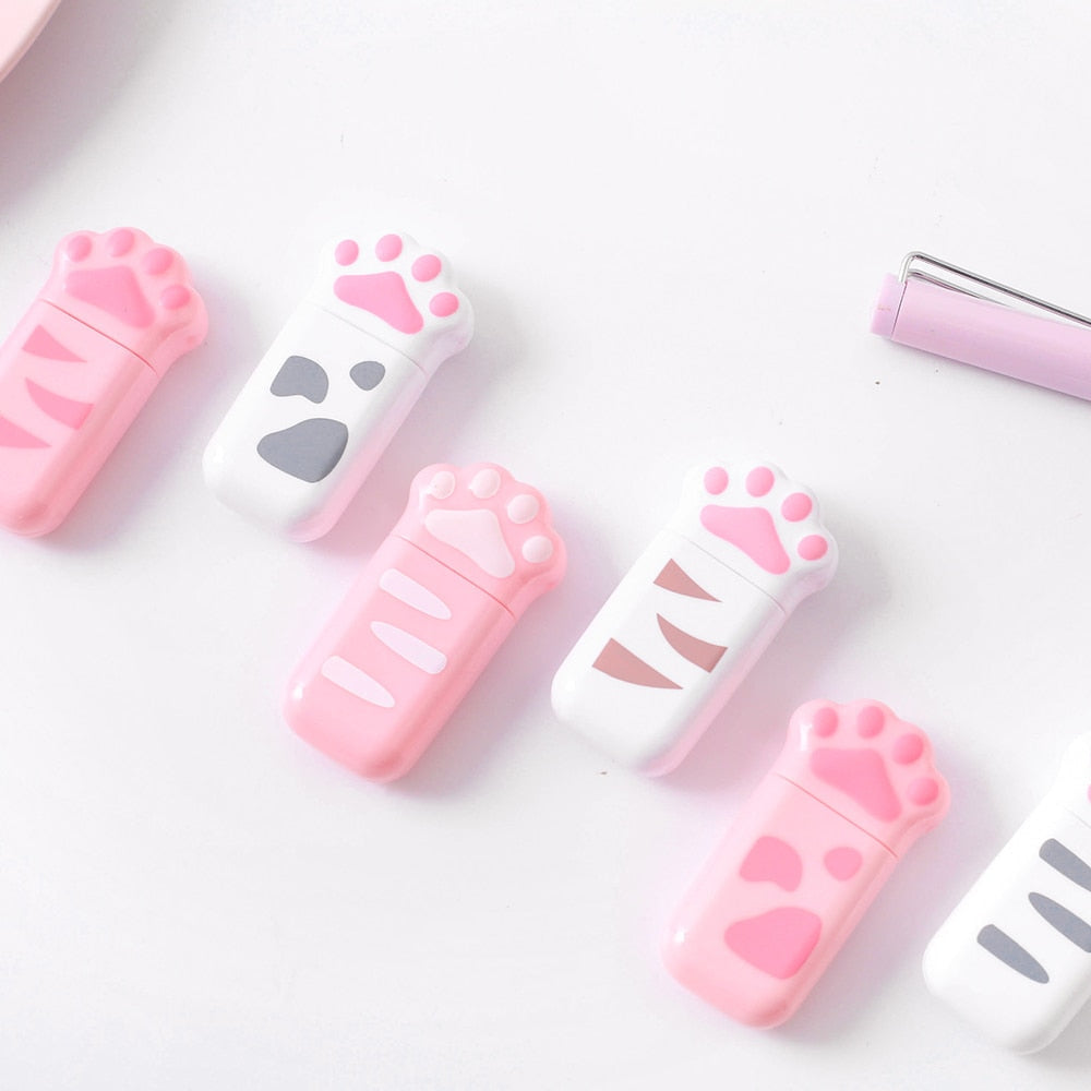 Kitten paw correction white-out tape - cats - eraser - kawaii - school supplies - stationery