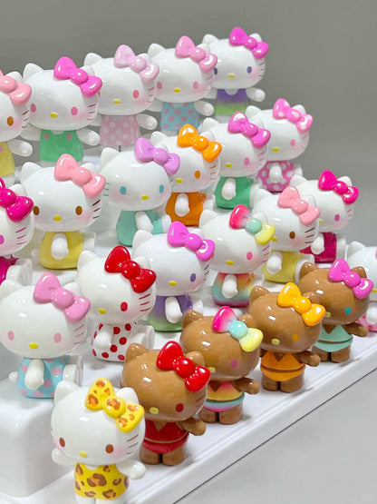 Kitty Summer Rainbow Candy Mini Figures blind bag (3 pcs in a bag)