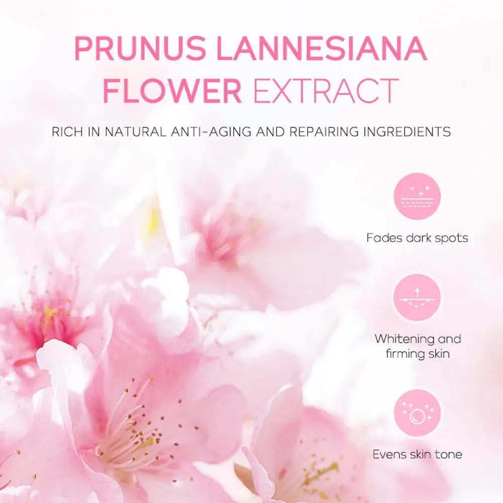 Kawaii korean sakura cherry blossom skin care sets