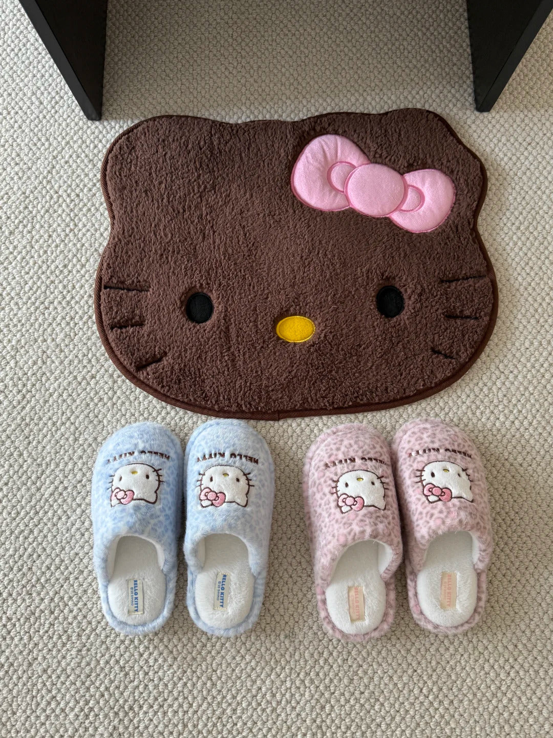 Hello Slippers Kitty Fluffy Home Slipper Leopard Indoor