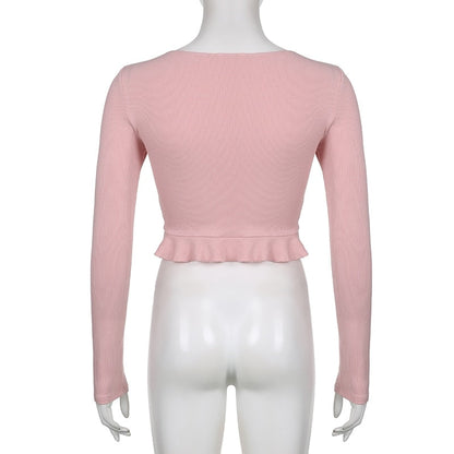 Lace Knit Princess Sweater - coquette, dollette, fae, faecore, fairycore Kawaii Babe