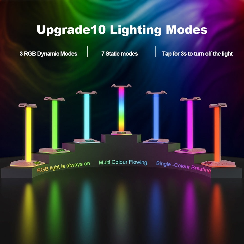 Led headset stand & display - display - egirl - egirls - gamer - girl