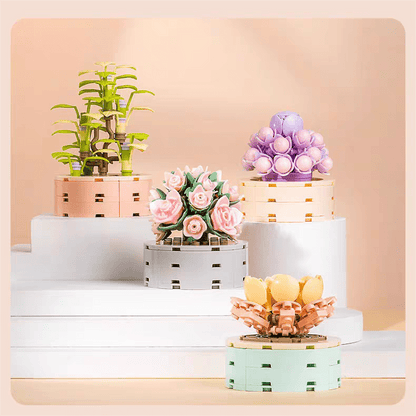 Beauty Flowers Assembly Building Blocks