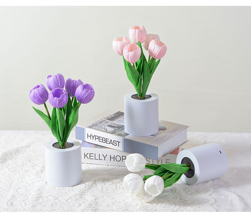 Light-Up Sunflower Desk Lamp - desk lamp, flowers, lamp, lamps, light Kawaii Babe