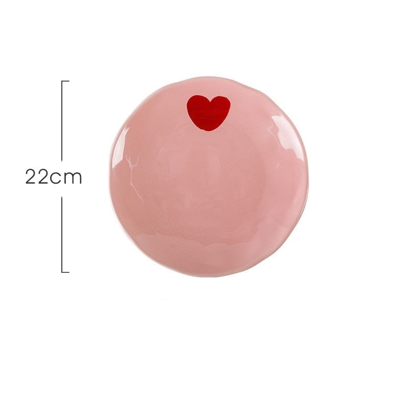 Lovecore dinnerware - bowls - dinnerware - heartcore - pink aesthetic - bowl
