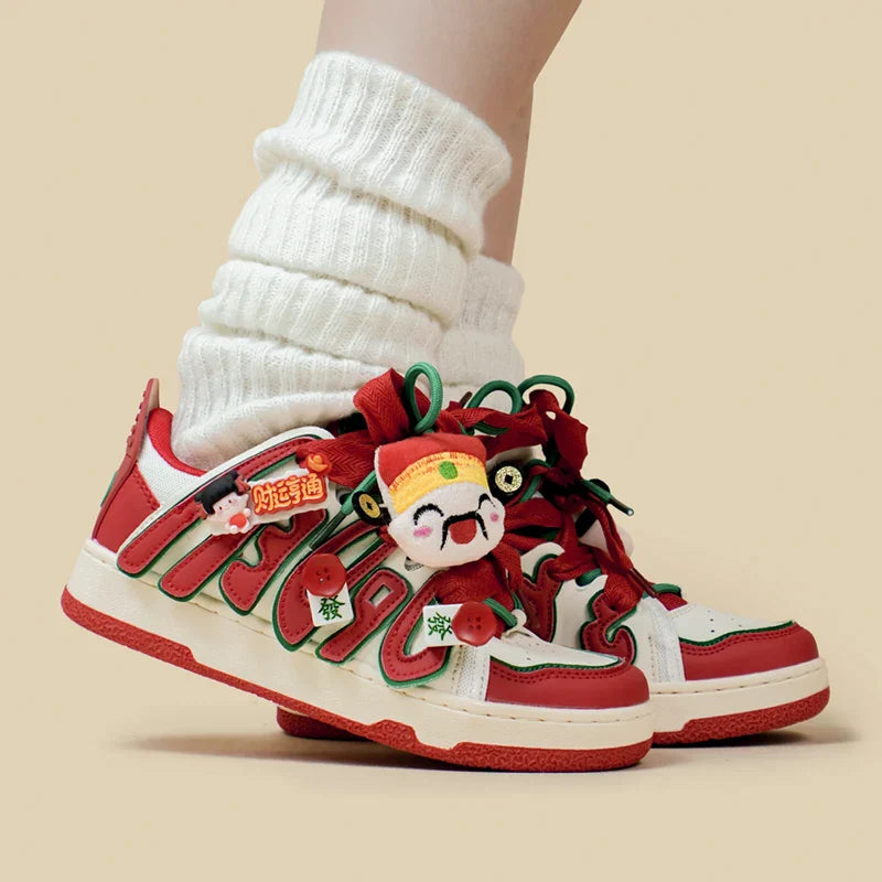 Lucky cat sneakers - footwear - kawaii shoes - lolita