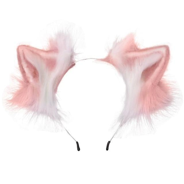Luxurious neko ear headband (10 colors!) - cat - fox - ears - head band - bands