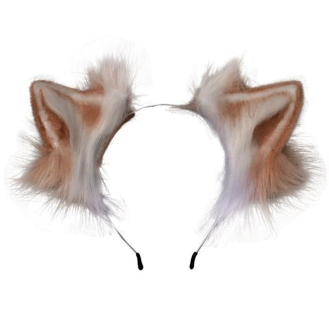 Luxurious neko ear headband (10 colors!) - cat - fox - ears - head band - bands