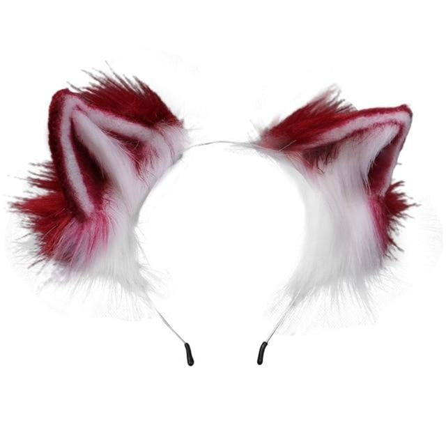 Luxurious neko ear headband (10 colors!) - cat - fox - ears - head band - bands