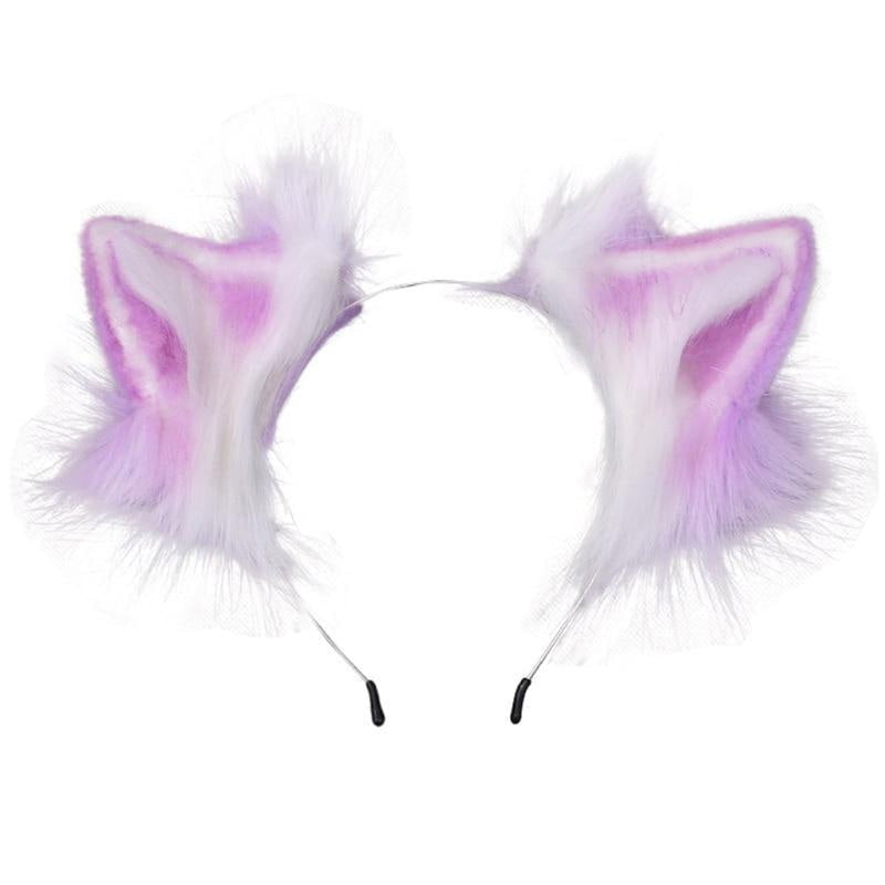 Luxurious neko ear headband (10 colors!) - cat - fox - ears - head band - bands