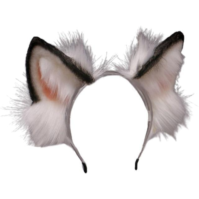 Luxurious neko ear headband (10 colors!) - cat - fox - ears - head band - bands