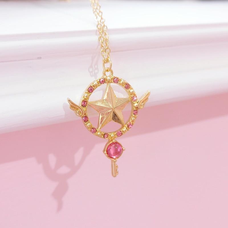 Magical Girl Wand Necklaces - accessories, accessory, anime, card captor, jewelery