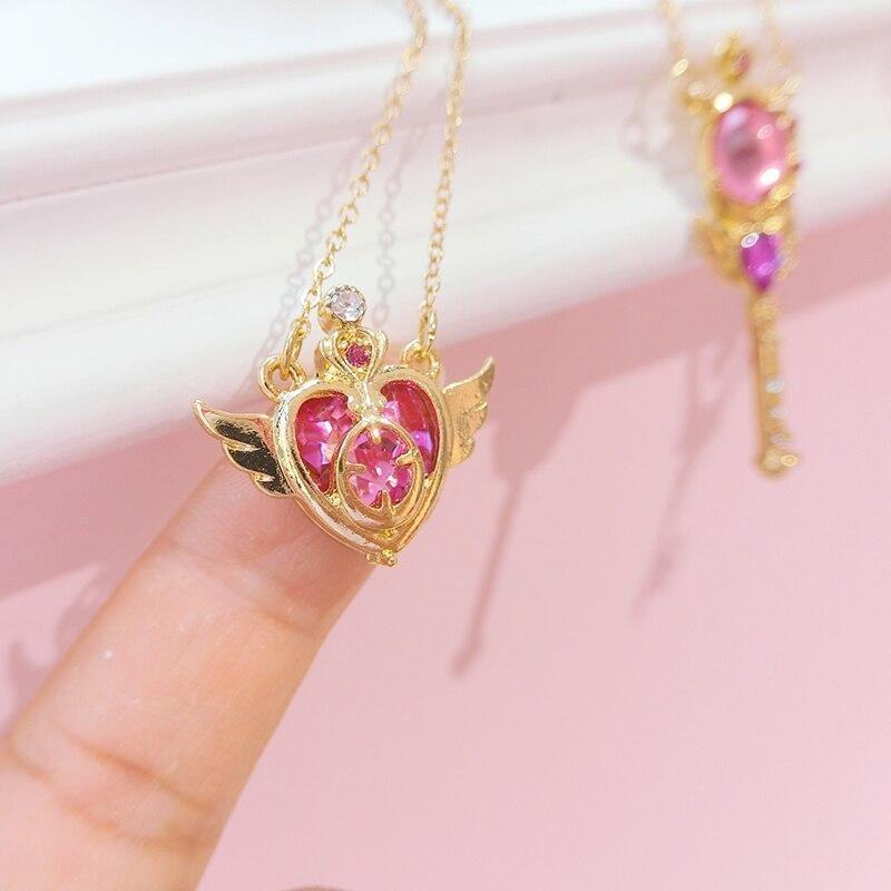 Magical Girl Wand Necklaces - accessories, accessory, anime, card captor, jewelery