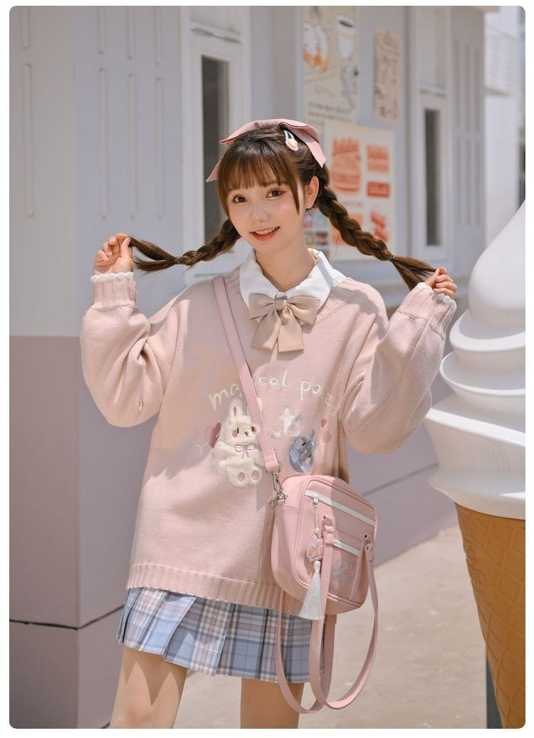 Magical Power Bunny Crewneck - shirt