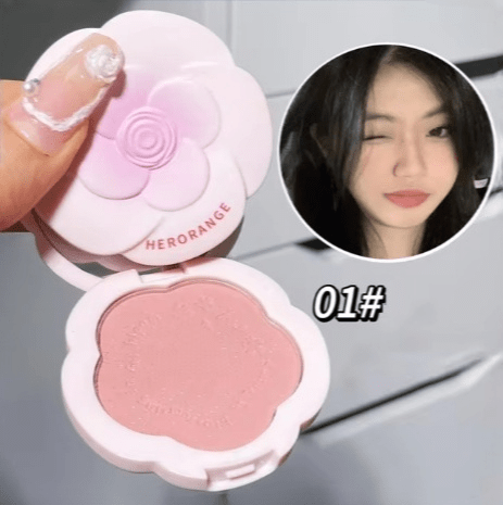 Monochrome Flower Powder Blusher – Sukikawaii