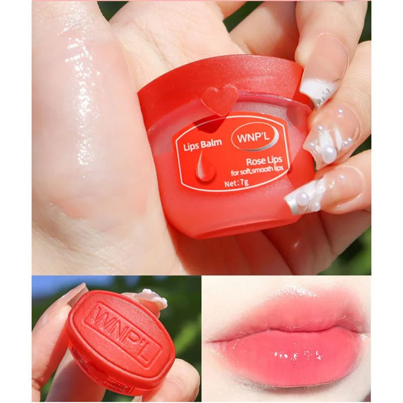 Kawaii natural moisturizing mini lip balm vaseline hydrating sampler sets