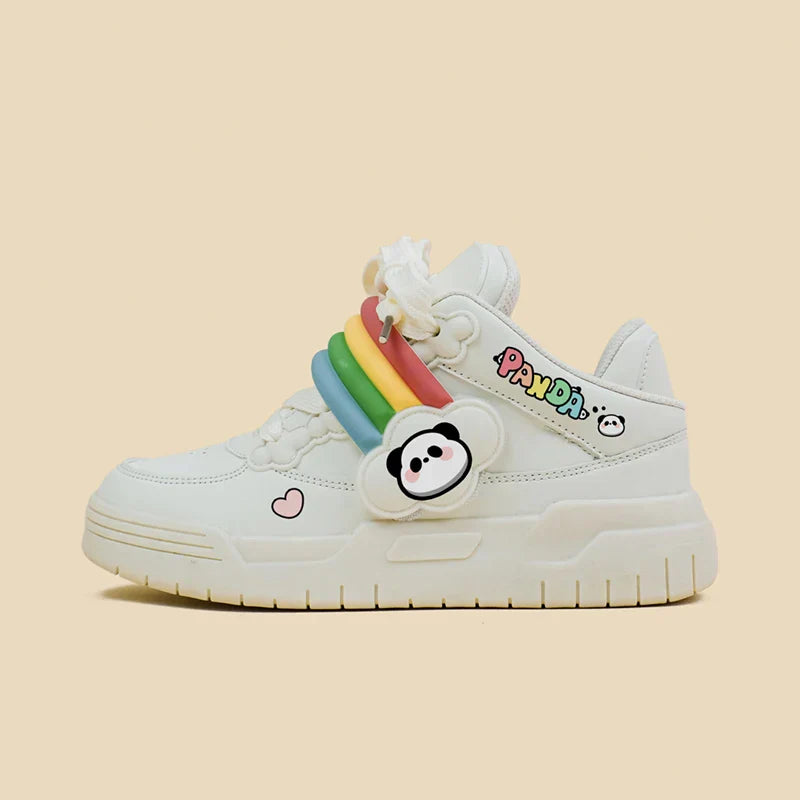 Panda pride sneakers - footwear - gay - lace up - panda - bear