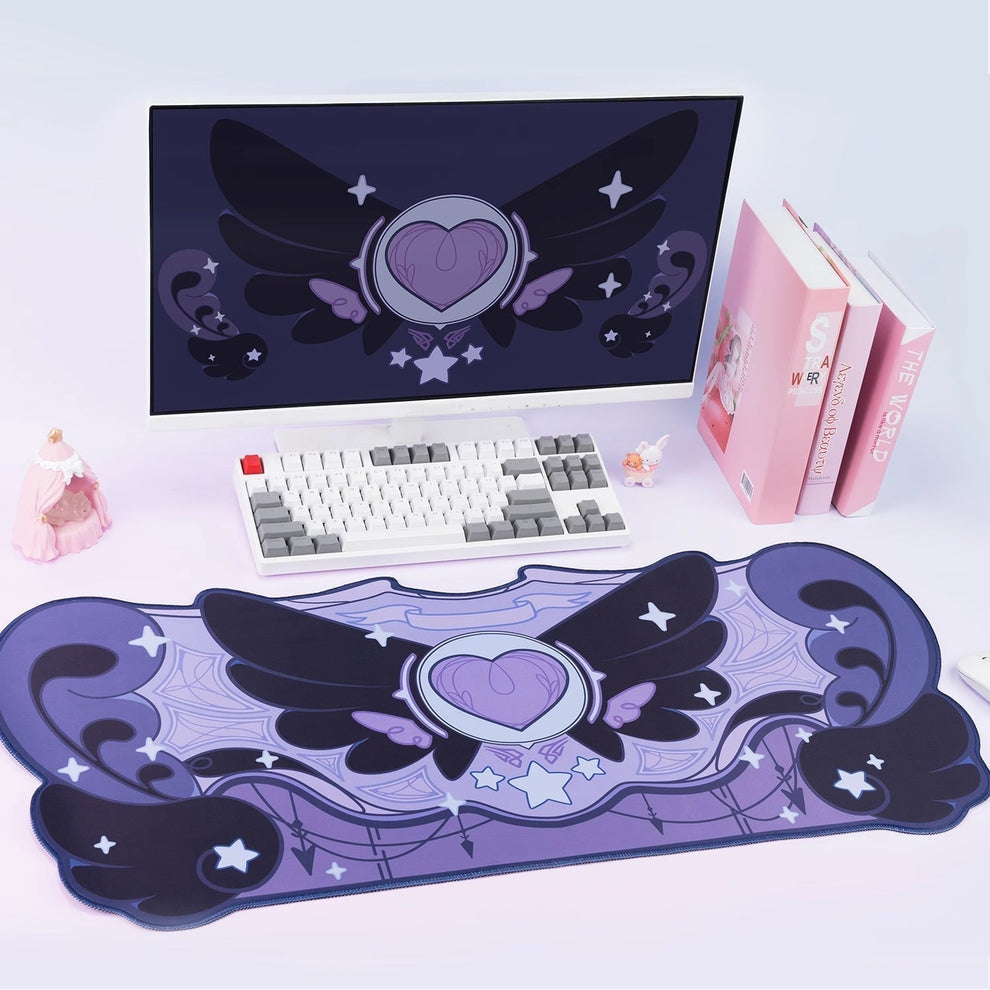 Pastel Goth Angel Heart Mouse Pad – Sukikawaii
