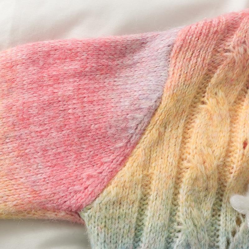 Pastel Rainbow Cardigan - 70s, cardigan, cardigan sweater, cardigans, fairy kei