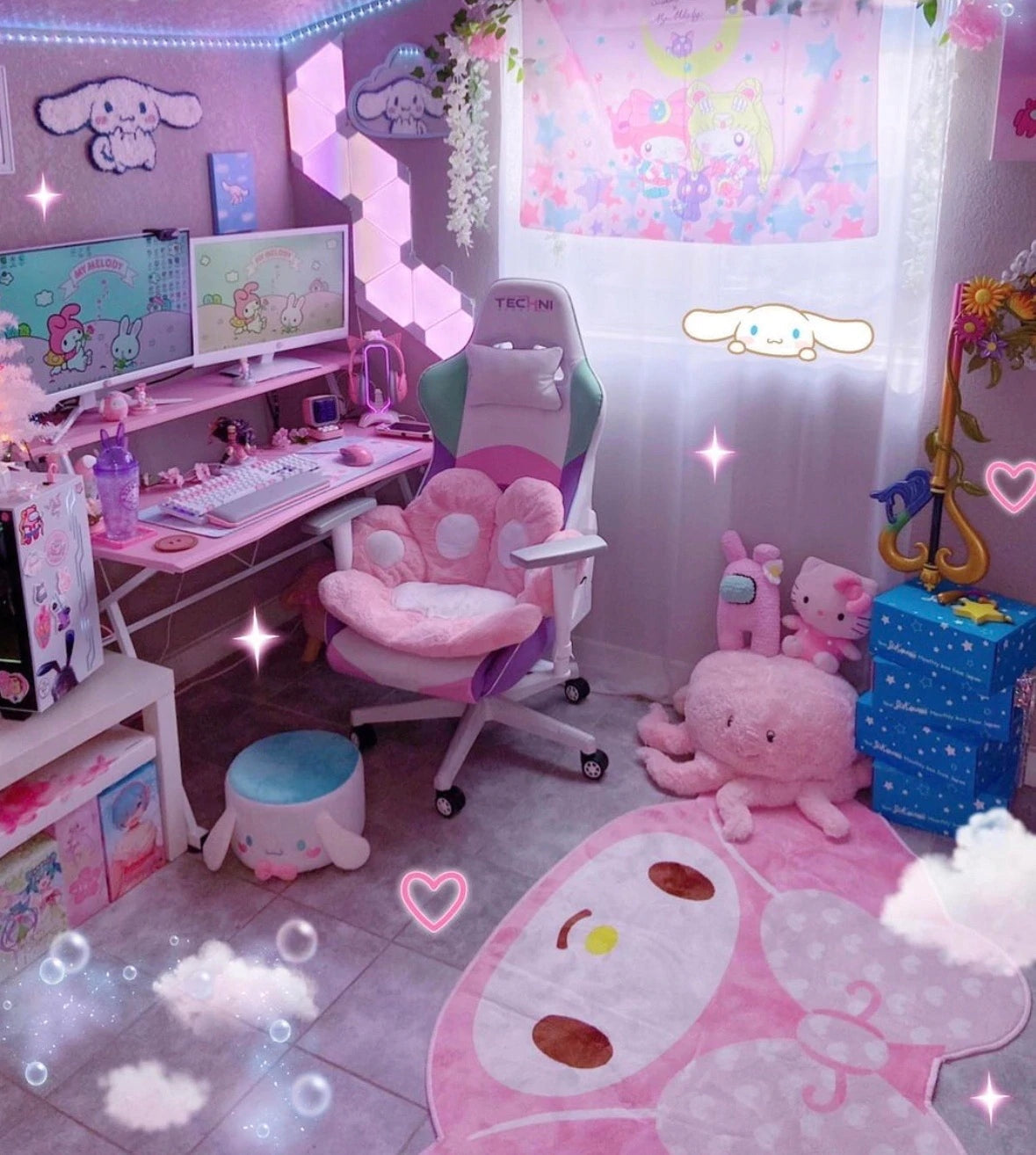 Paw Print Seat Cushion - cat paw, chair, chairs, cushion, dog paw