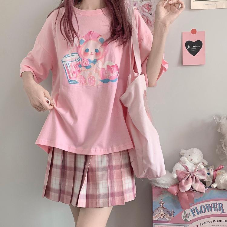 Peachy Baby Bear Tee - baby t-shirt, peach, peach peaches, peachy