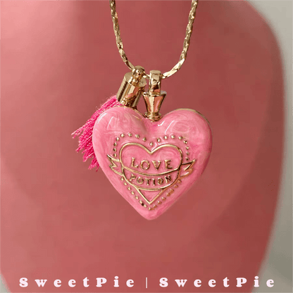 Halskette mit Anhänger „Sweetie“ in Rosa