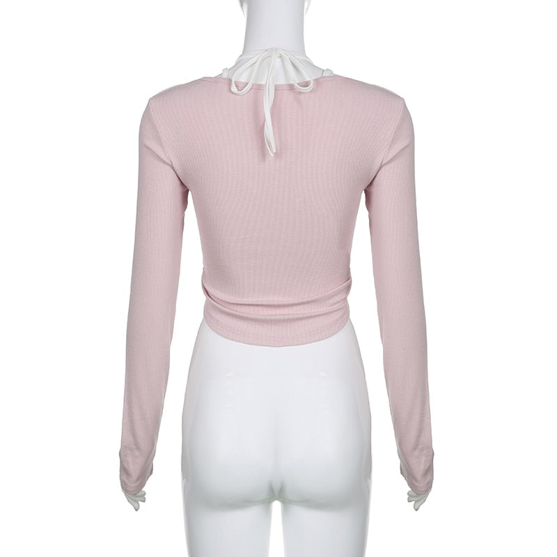 Pink Button Up Lace Cardigan - cardigan, cardigans, coquette, dollette, fae Kawaii Babe