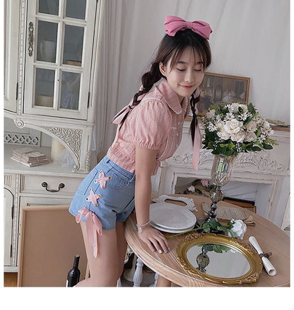 Pink Corset Shorts - Shorts