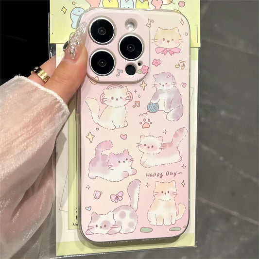 Pink Kitty Cat iPhone Case