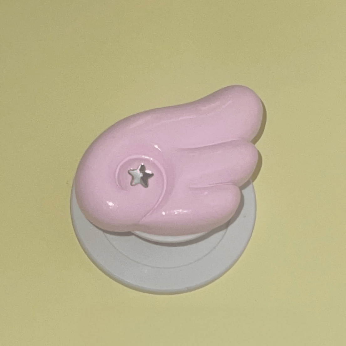 Dots iPhone Magnetic Stand Angel Pink Wing Case Polka