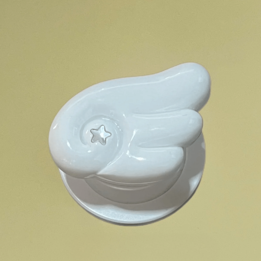 Dots iPhone Magnetic Stand Angel Pink Wing Case Polka