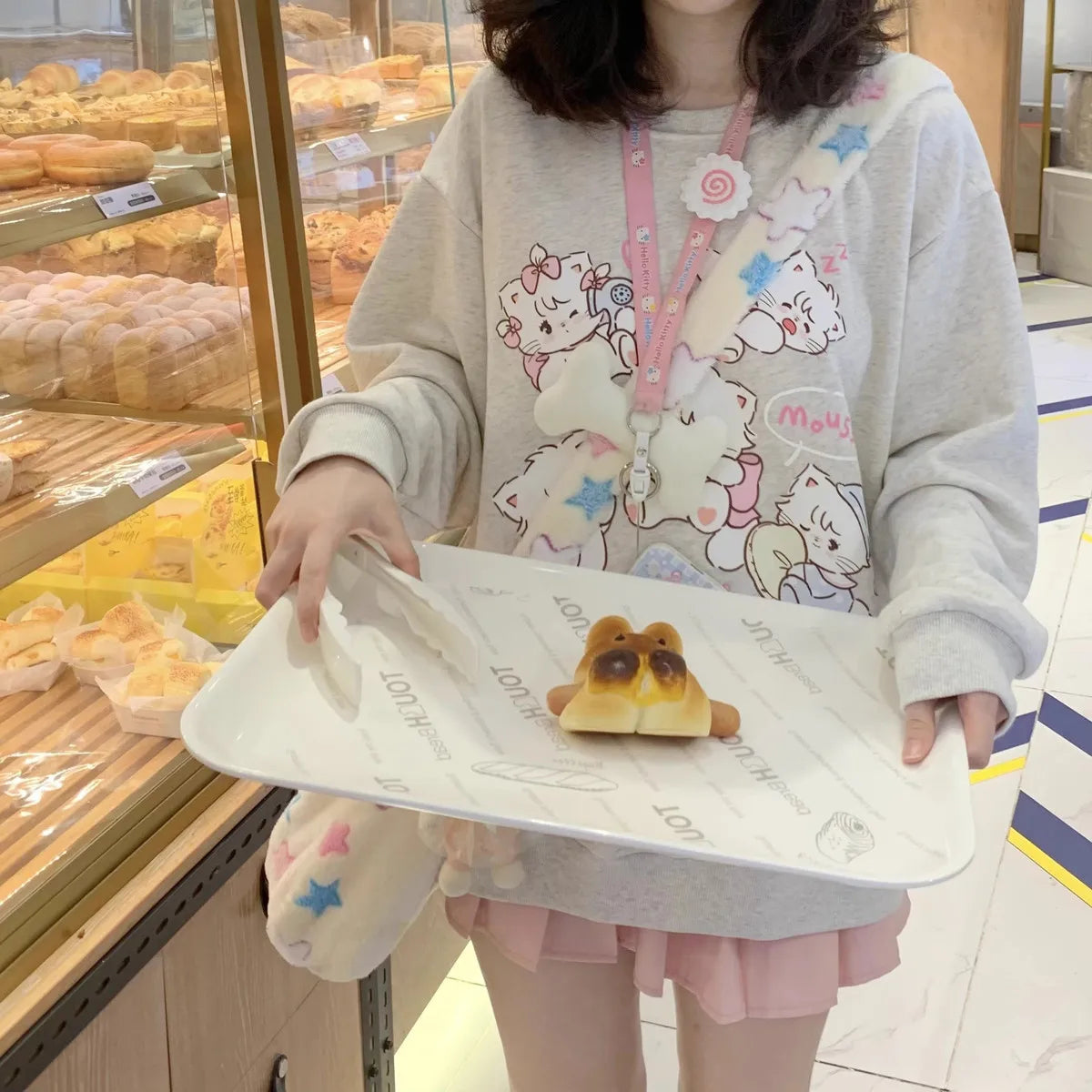 Playful kitten long sleeve top - cat sweater - cats - long sleeve - nekos