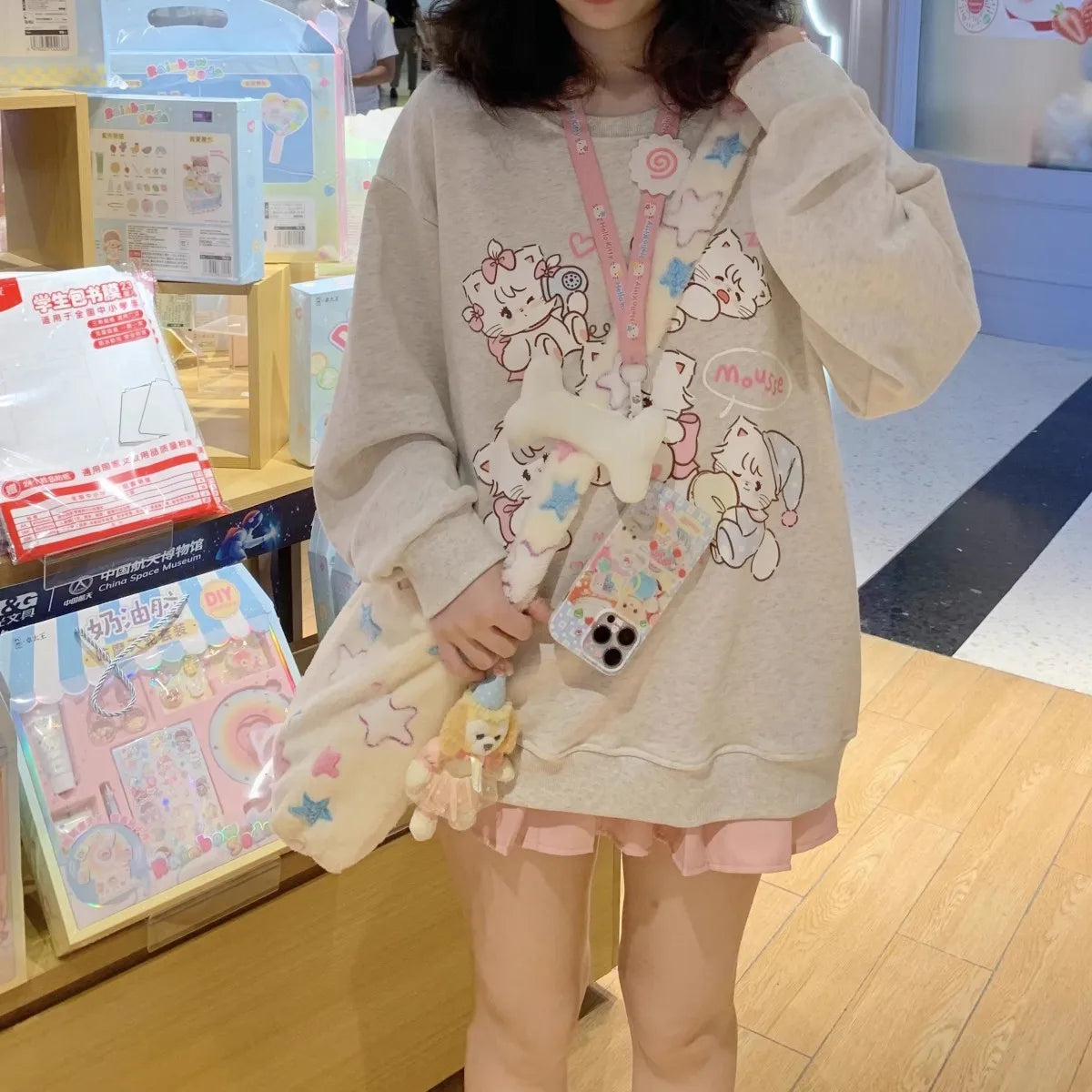 Playful kitten long sleeve top - cat sweater - cats - long sleeve - nekos