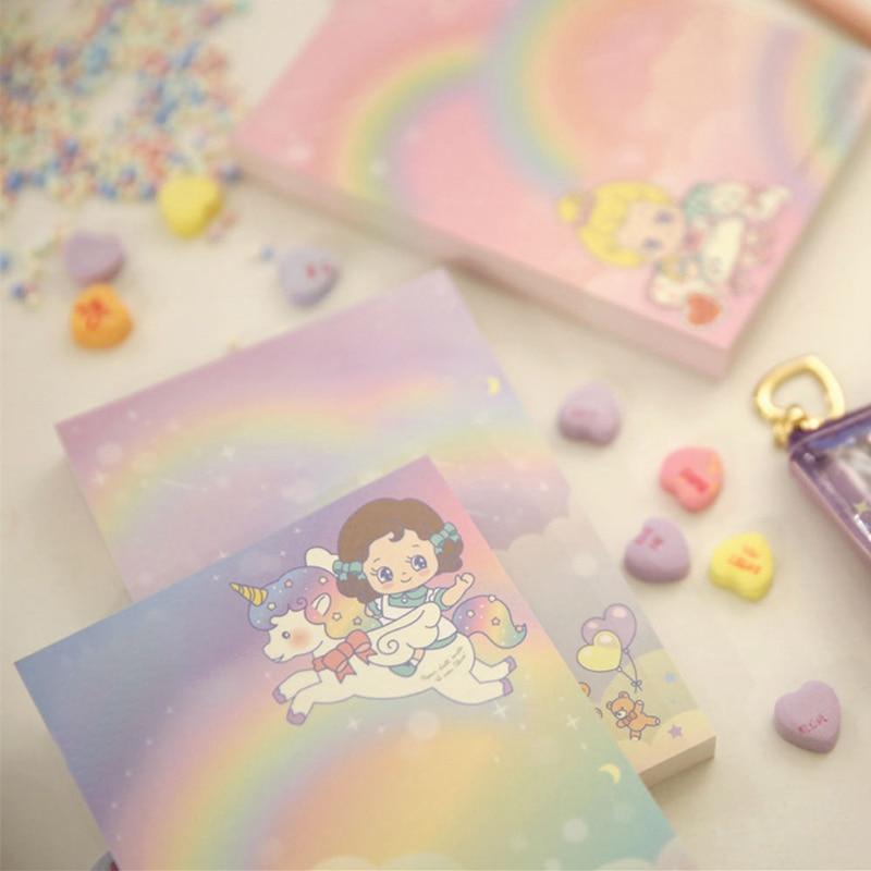 Baby Rainbow Pad Pastel Stationery
