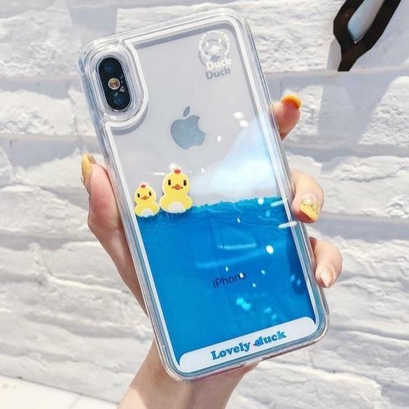 Swimming Case iPhone Duck