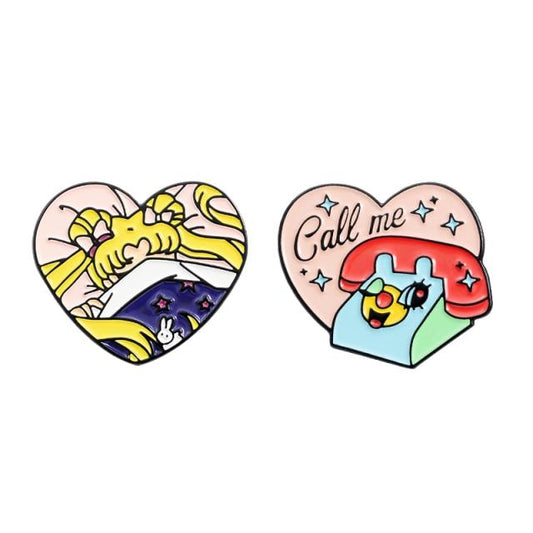 Pin Enamel Sleepy Usagi