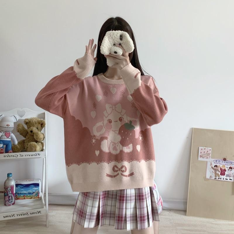Strawbunny Pullover Knit