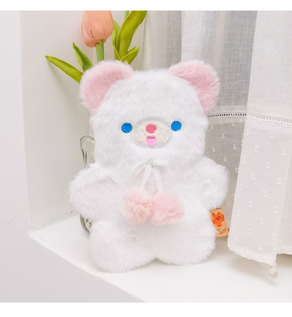 Stationary Pastel Bag Fuzzy Bear