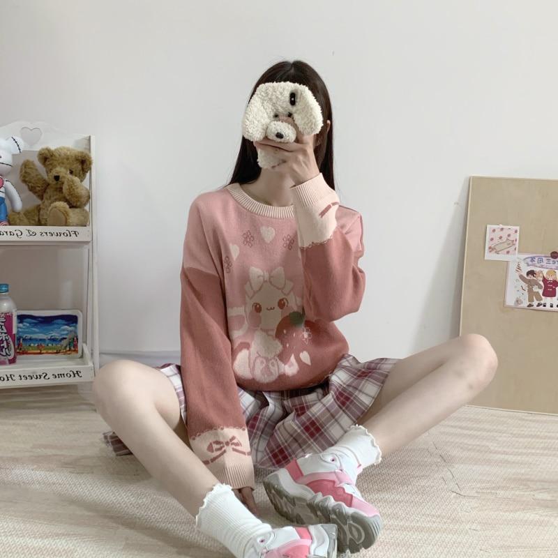 Strawbunny Pullover Knit